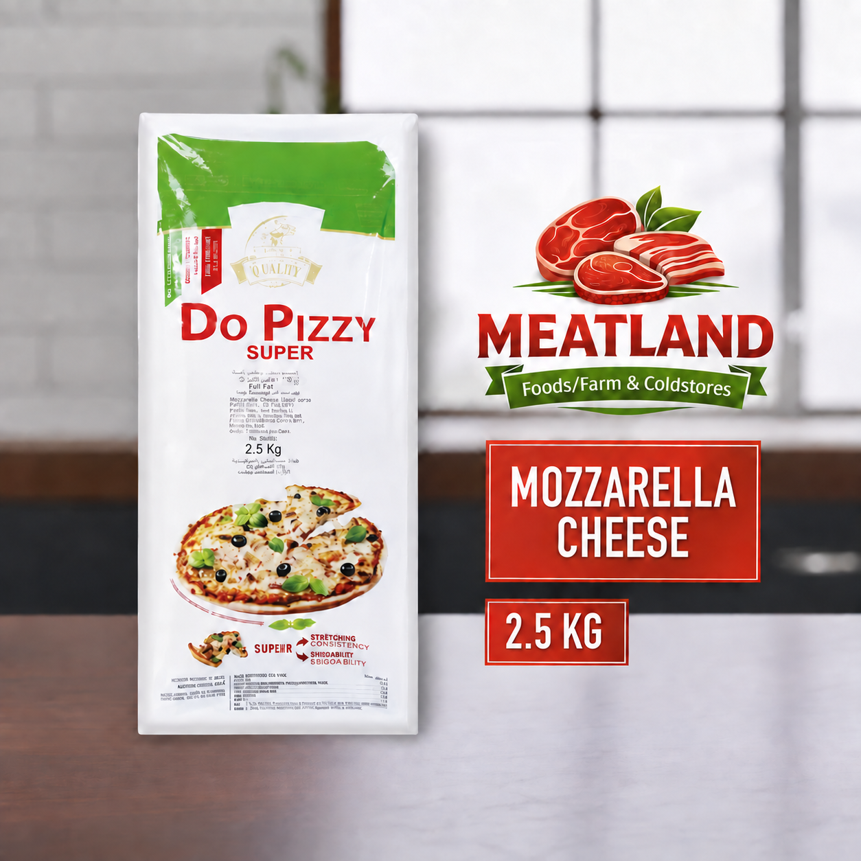 Do Pizzy Super Mozzarella Cheese 2.5kg
