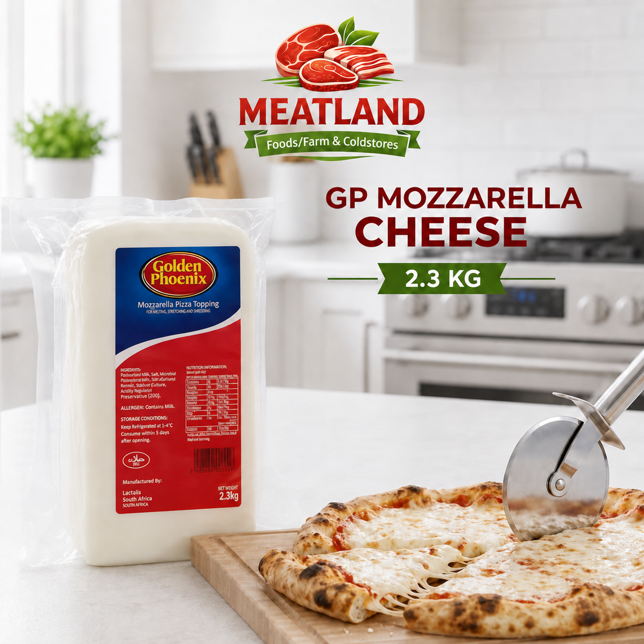GP Mozzarella Cheese 2.3kg